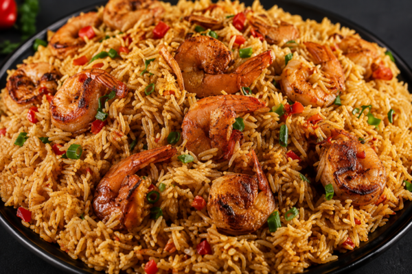 Premium Nigerian Shrimp Fried Rice