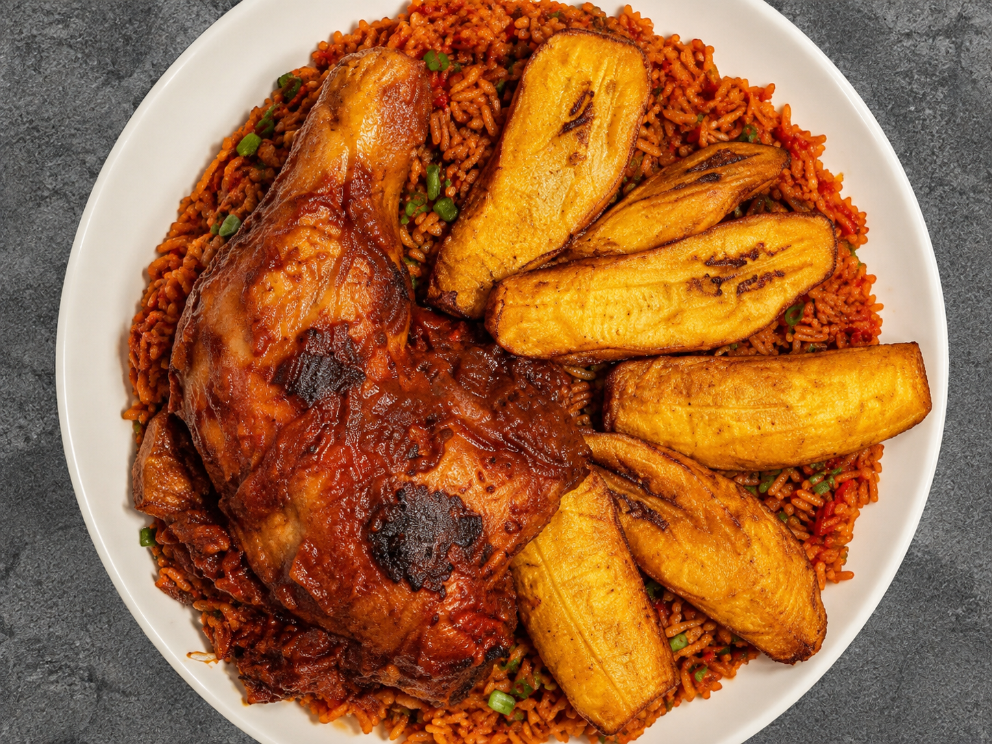 Premium Jollof Rice & Grilled Chicken