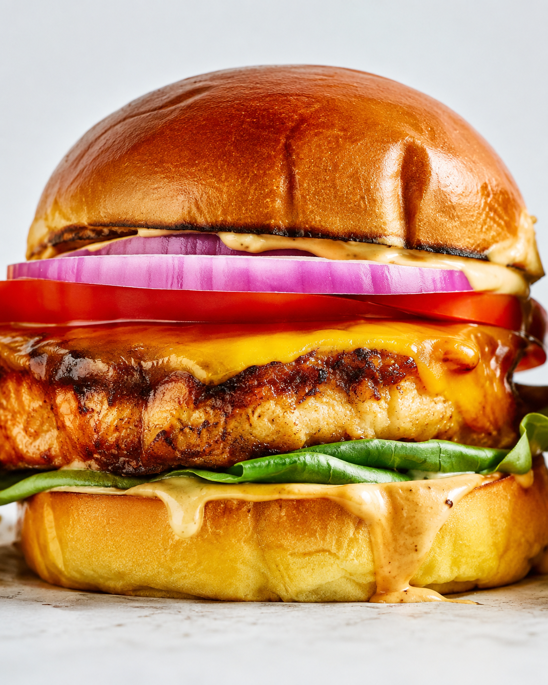 MotoBites Premium Grilled Chicken Burger Combo